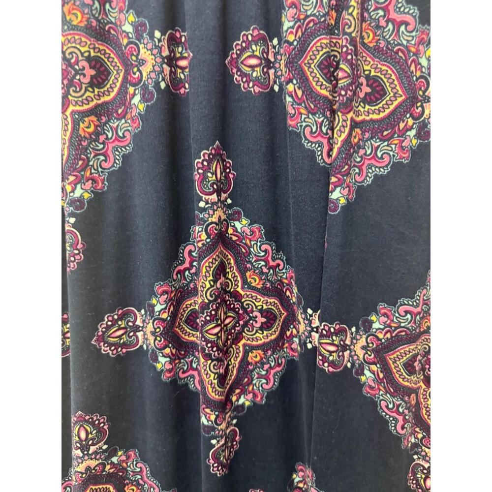 French Grey Stitch Fix Paisley Sleeveless Maxi Dress Size Small - Picture 4 of 10